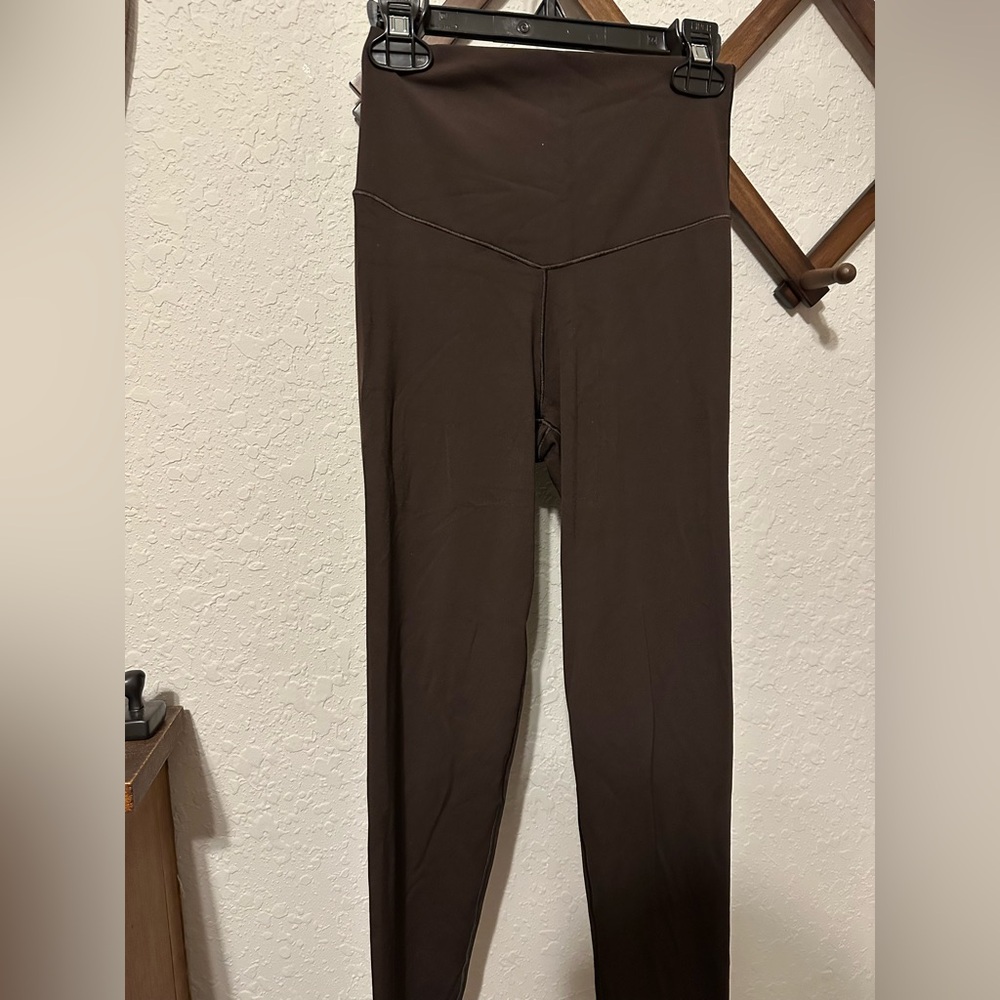 Aerie Chocolate Real Me Xtra 7/8 Legging Small